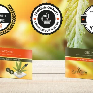 Parches de CBD PuroCuro 50mg 30 unidades